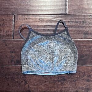 Gymshark Flex Strappy Heather Gray Sports Bra- size XS